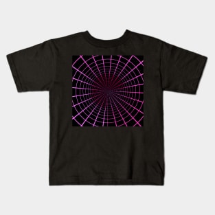 Tunnel of Geometric Retro Bright Colors Kids T-Shirt
